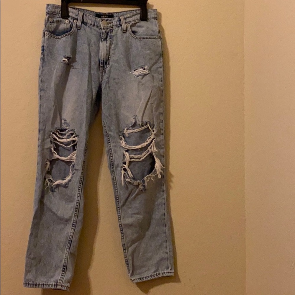 Aéropostale light blue mom jeans